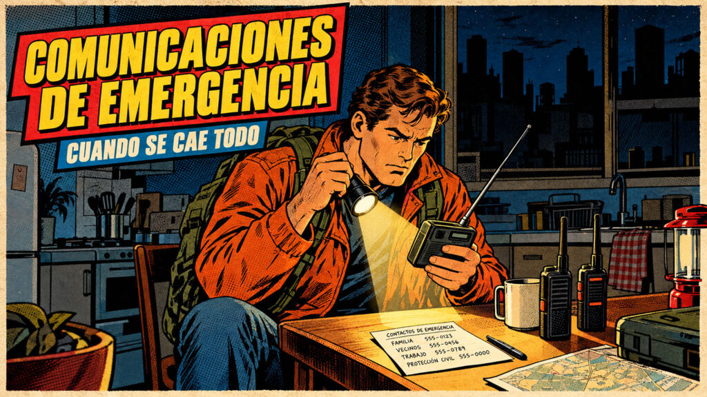 Durante un apagón, escuchar la radio de emergencia es la forma más segura de enterarte de lo que pasa