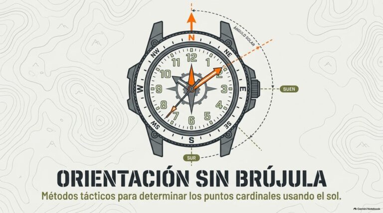 Orientación sin brújula: métodos tácticos con el Sol