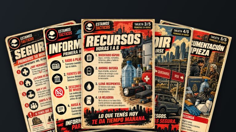 Las primeras 24 horas después de una emergencia: qué hacer, en orden